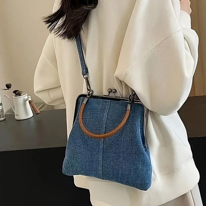 Structured shoulder bag with modern frame silhouette | Maren