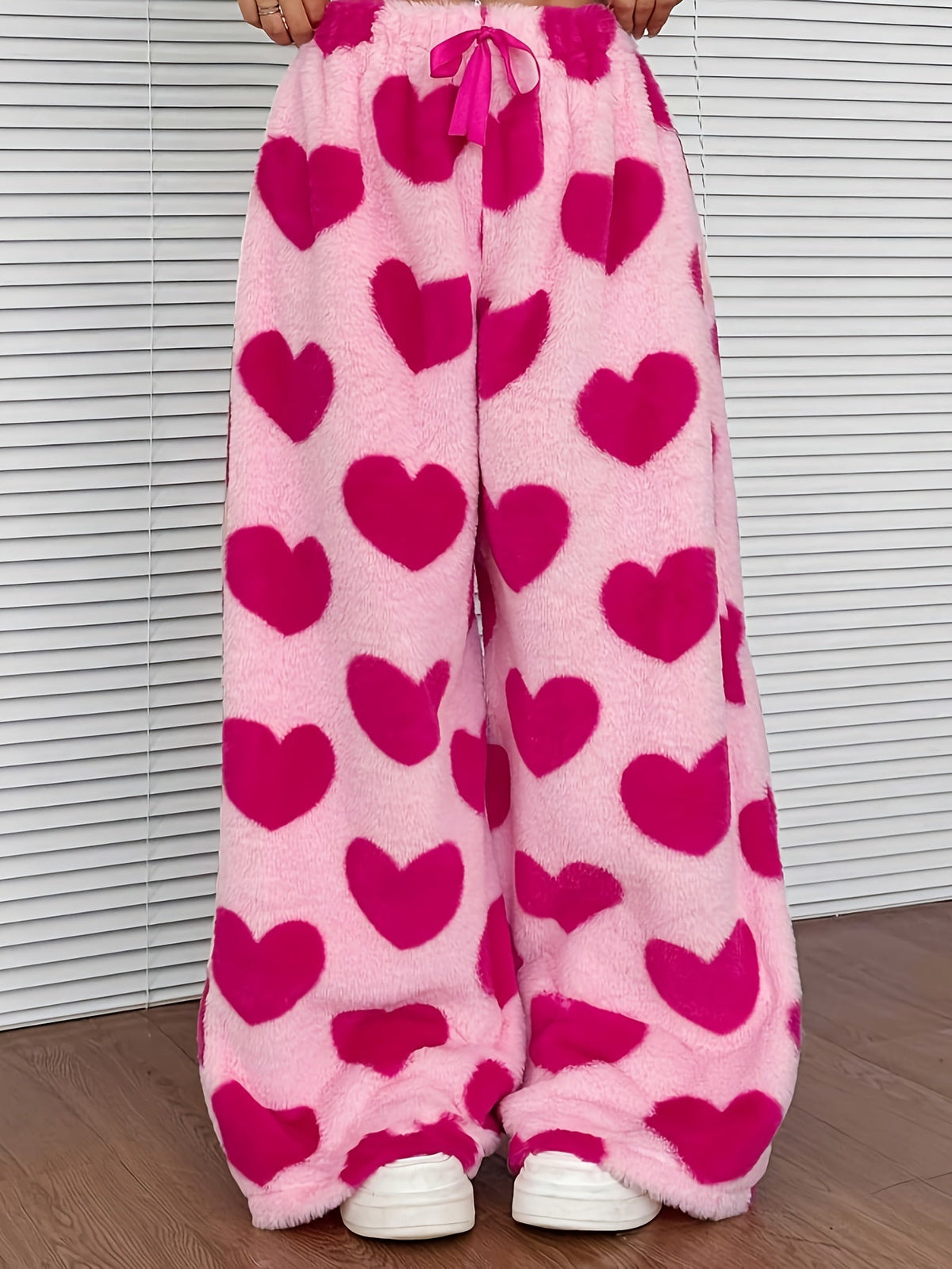 Aira | Women's Plaid Wide Leg Drawstring Sweatpants