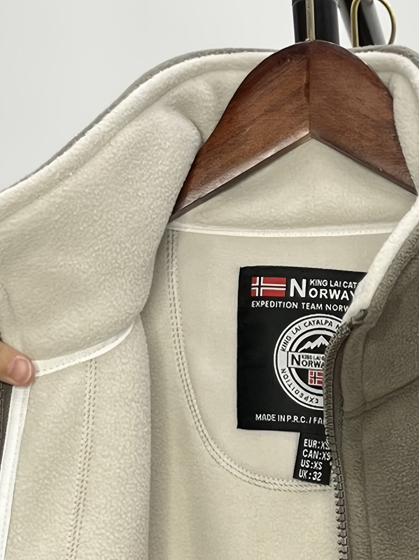 Men’s outdoor performance fleece jacket with high collar | Rowan