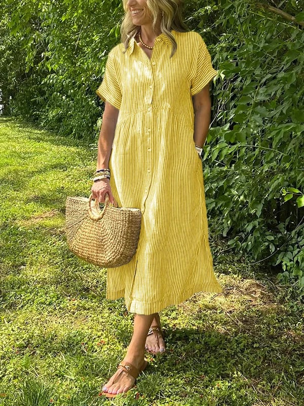 Relaxed elegant everyday maxi dress for women | Ruby