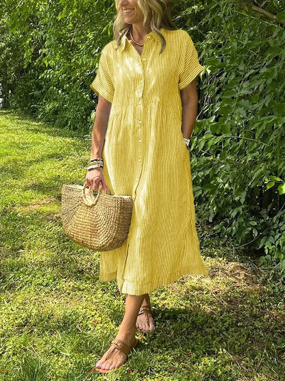 Relaxed elegant everyday maxi dress for women | Ruby