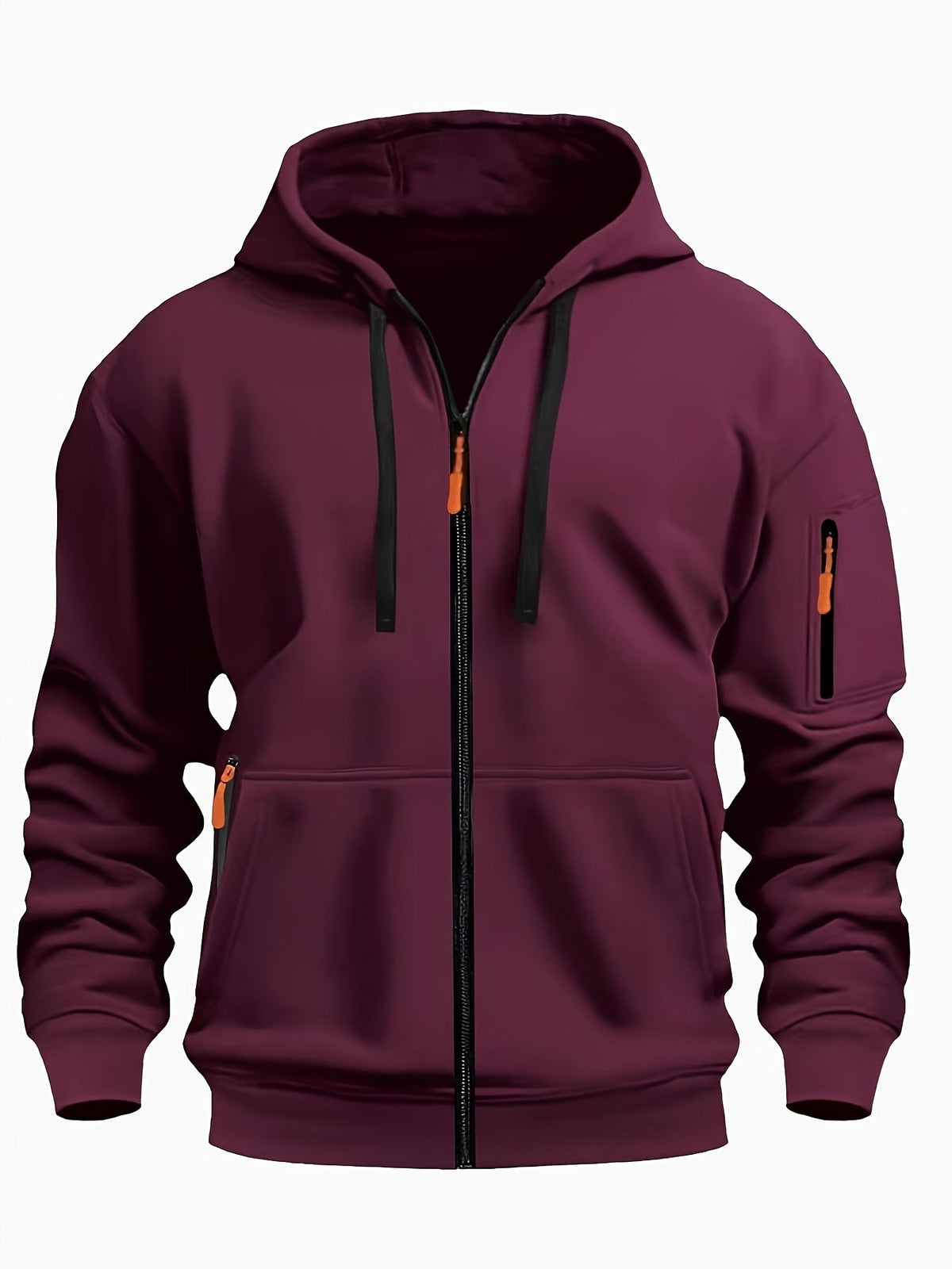 Gerald | Men's Full Zip Hooded Sweatshirt with Pockets