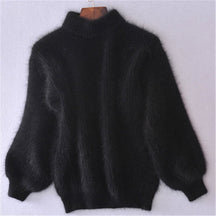 Loose-fit knit wool sweater for women | Aurelia