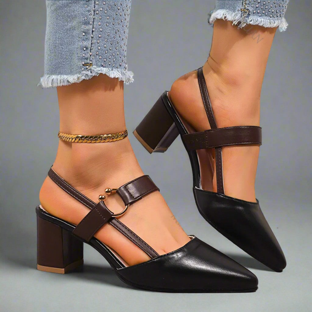 Classic comfort everyday heels for women | Elowen