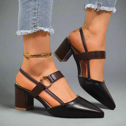 Classic comfort everyday heels for women | Elowen