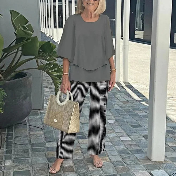 Stylish printed everyday two-piece set for women | Genevieve