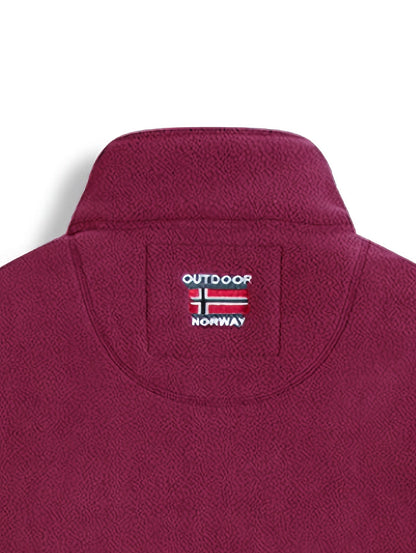 Men’s outdoor performance fleece jacket with high collar | Rowan