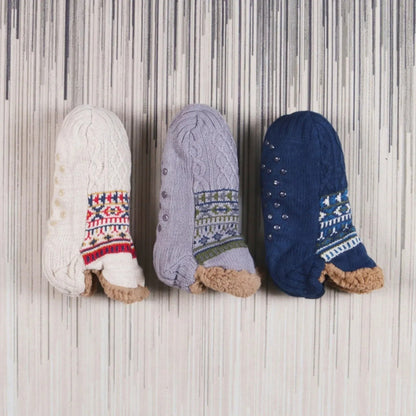 Winter-warm non-slip house socks for women | Sofie