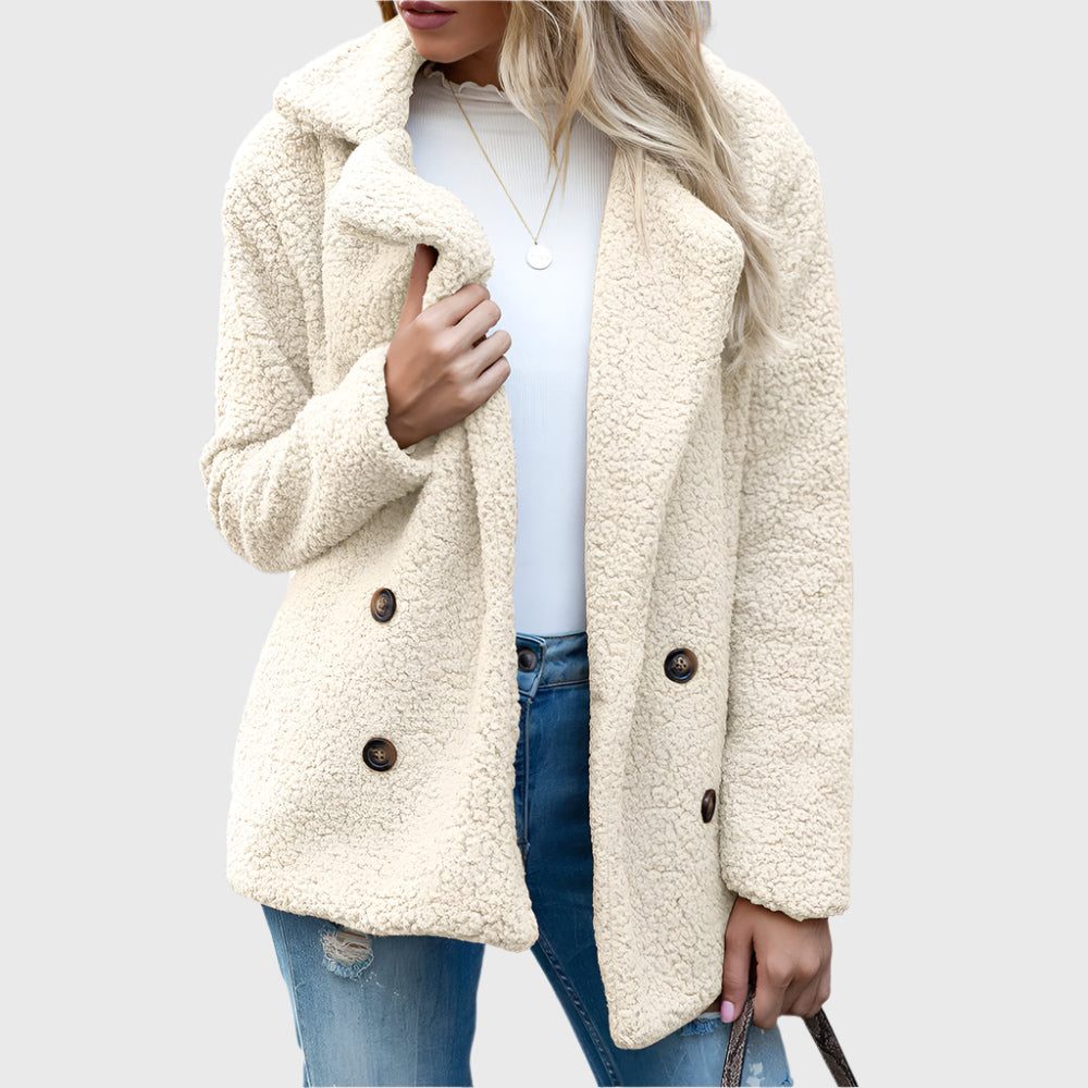 Margaret | Women's Double Breasted Sherpa Jacket