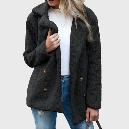 Margaret | Women's Double Breasted Sherpa Jacket