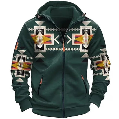 Cole | Men's Retro Outdoor Hooded Jacket