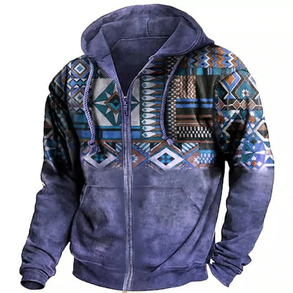 Cole | Men's Retro Outdoor Hooded Jacket