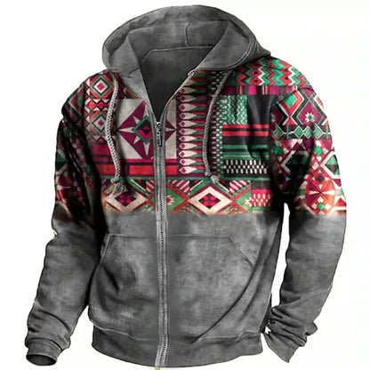 Cole | Men's Retro Outdoor Hooded Jacket