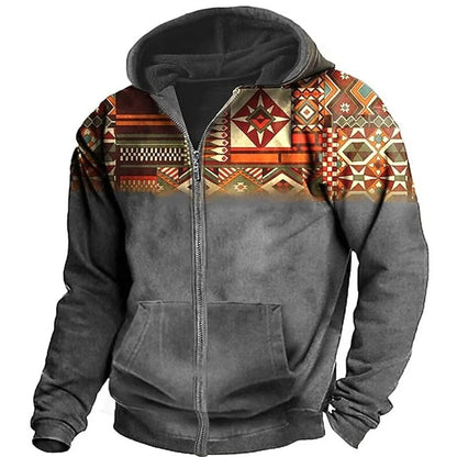 Cole | Men's Retro Outdoor Hooded Jacket