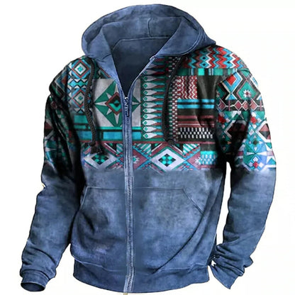 Cole | Men's Retro Outdoor Hooded Jacket