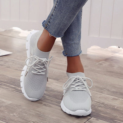 Solvay | Women's Sport Sneakers with Lace Up Closure