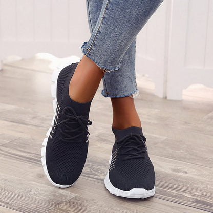 Solvay | Women's Sport Sneakers with Lace Up Closure