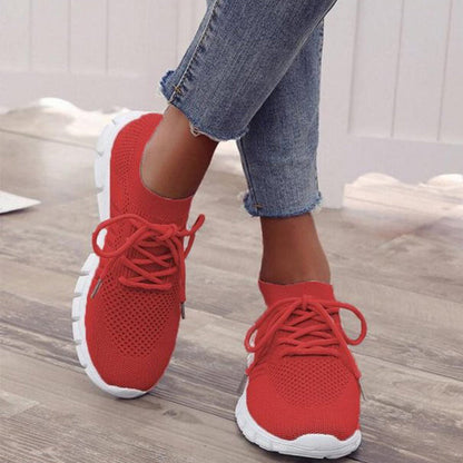 Solvay | Women's Sport Sneakers with Lace Up Closure