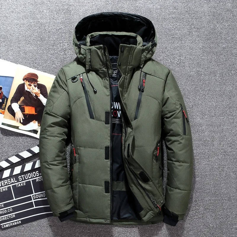 Extreme cold weather hooded parka for men | Archer