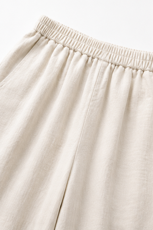 Velyra | Women's Relaxed Button-Front Shirt and Draped Pants