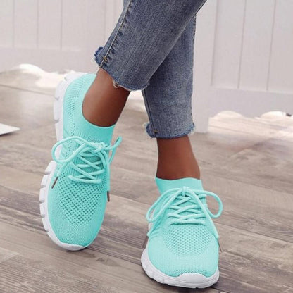 Solvay | Women's Sport Sneakers with Lace Up Closure