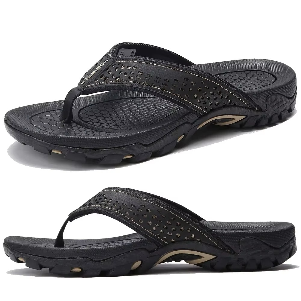 Men's supportive athletic flip flops with arch support | WaveStride