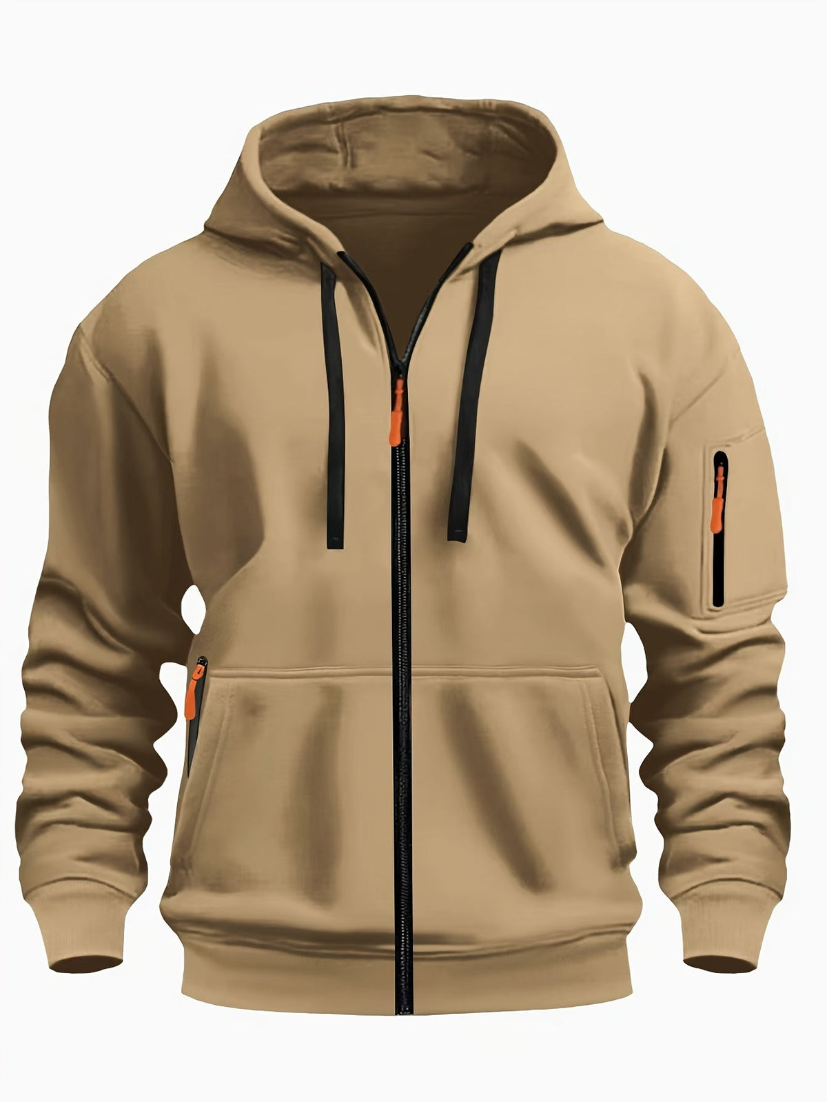 Gerald | Men's Full Zip Hooded Sweatshirt with Pockets