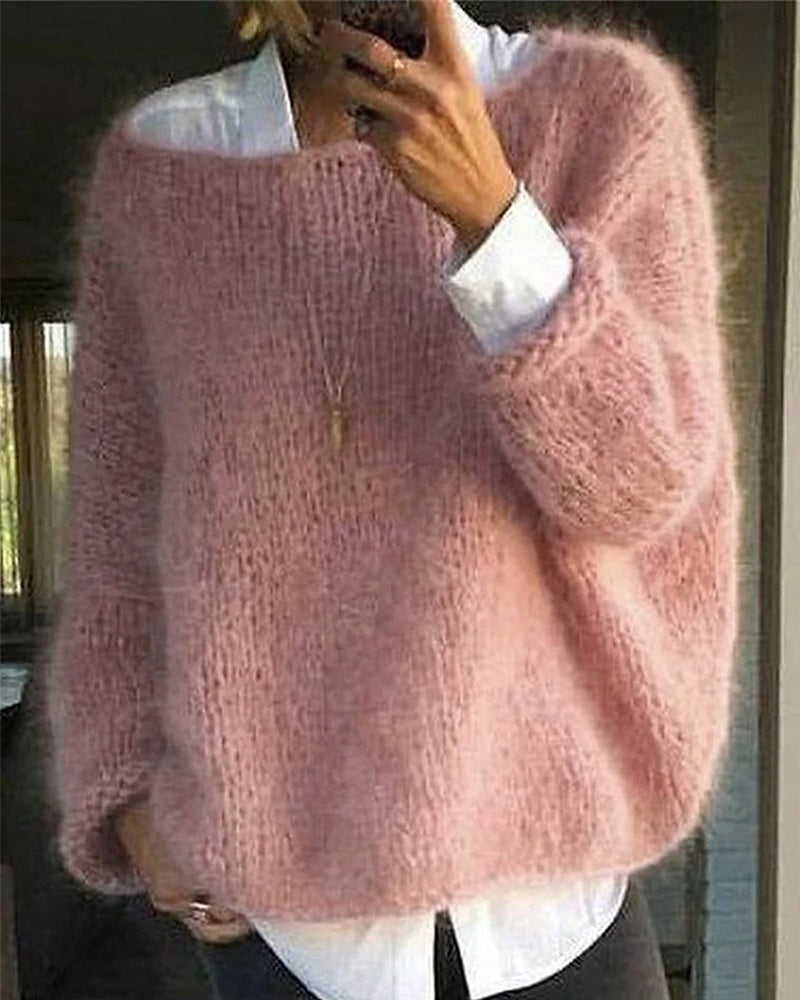 Cozy long-sleeve pullover sweater for women | Marielle