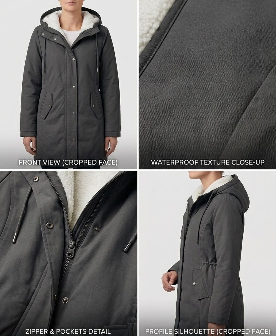 Shiloa | Women's Fleece Lined Hooded Parka