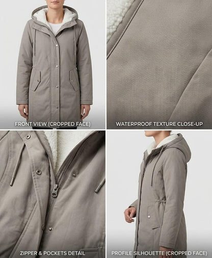 Shiloa | Women's Fleece Lined Hooded Parka