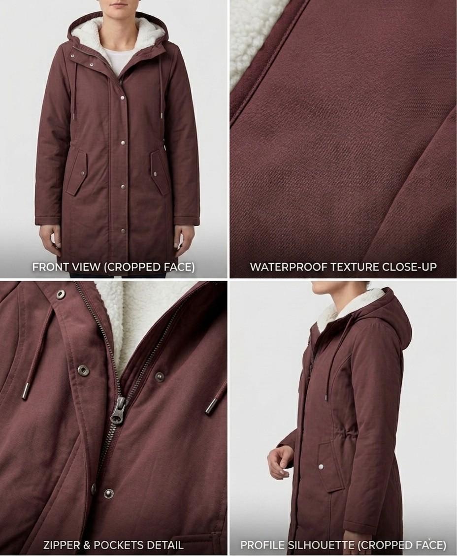 Shiloa | Women's Fleece Lined Hooded Parka