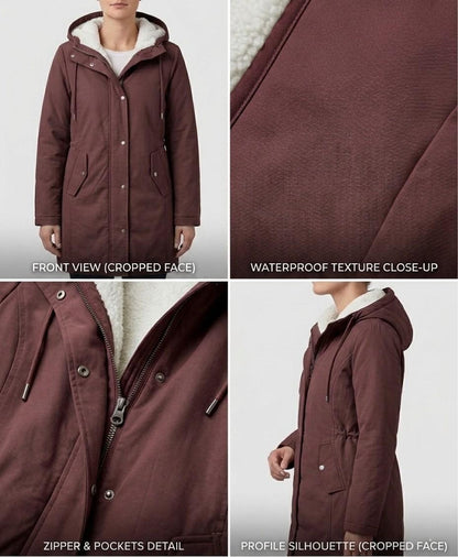 Shiloa | Women's Fleece Lined Hooded Parka