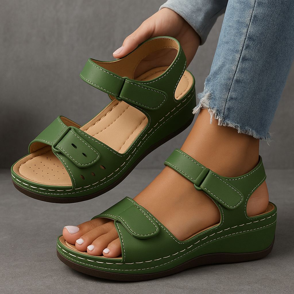 Winslet | Women's Adjustable Strap Wedge Sandals