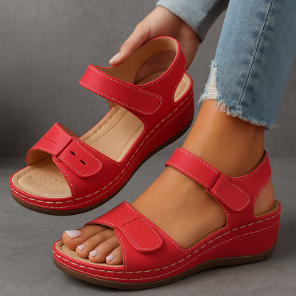Winslet | Women's Adjustable Strap Wedge Sandals