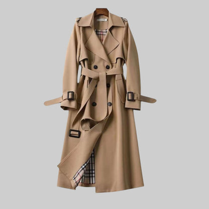 Valerra | Women's Double Breasted Belted Trench Coat