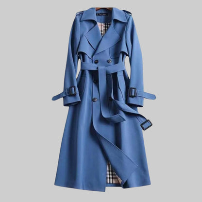 Valerra | Women's Double Breasted Belted Trench Coat