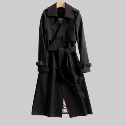 Valerra | Women's Double Breasted Belted Trench Coat