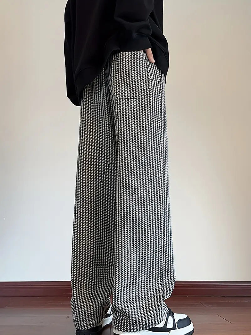 Baggy ribbed drawstring sweatpants for men | Calder