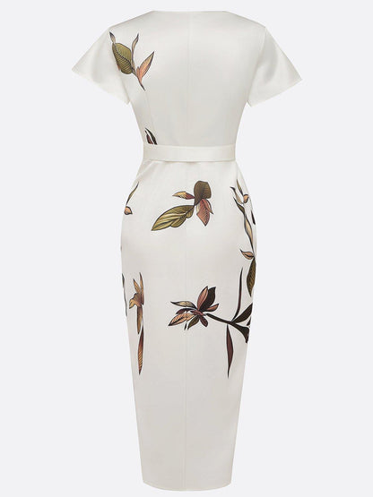 Elegant wrap everyday dress for women | Brenna