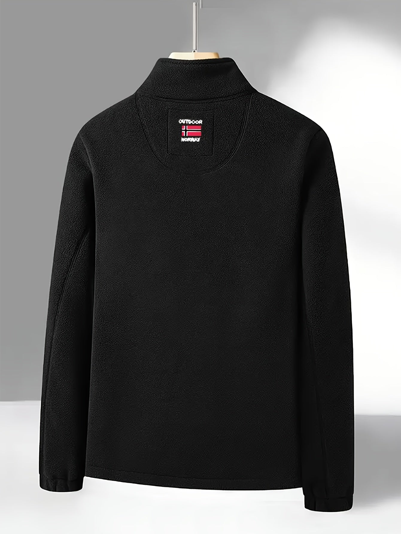 Men’s outdoor performance fleece jacket with high collar | Rowan