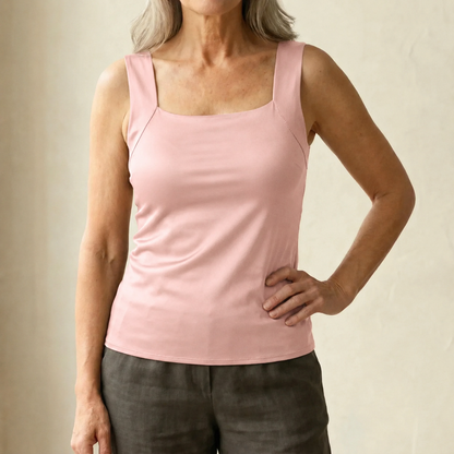 Lunara | Women's Built In Bra Tank Top with Compression Fit