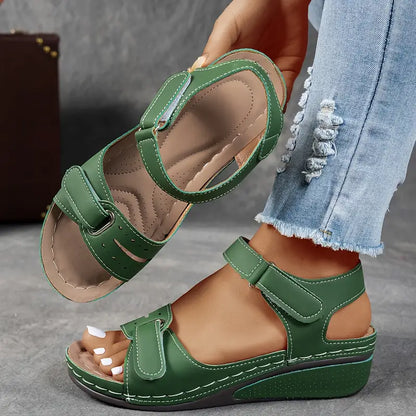 Winslet | Women's Adjustable Strap Wedge Sandals