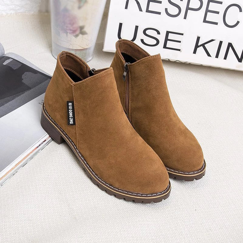 Mirella | Women's Side Zip Platform Ankle Boots