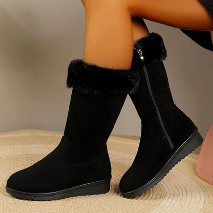 Cosy fur-lined warm winter boots for women | Hailey