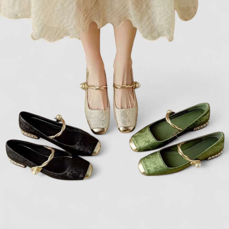 Classic orthopaedic mary jane everyday flats for women | Olivia