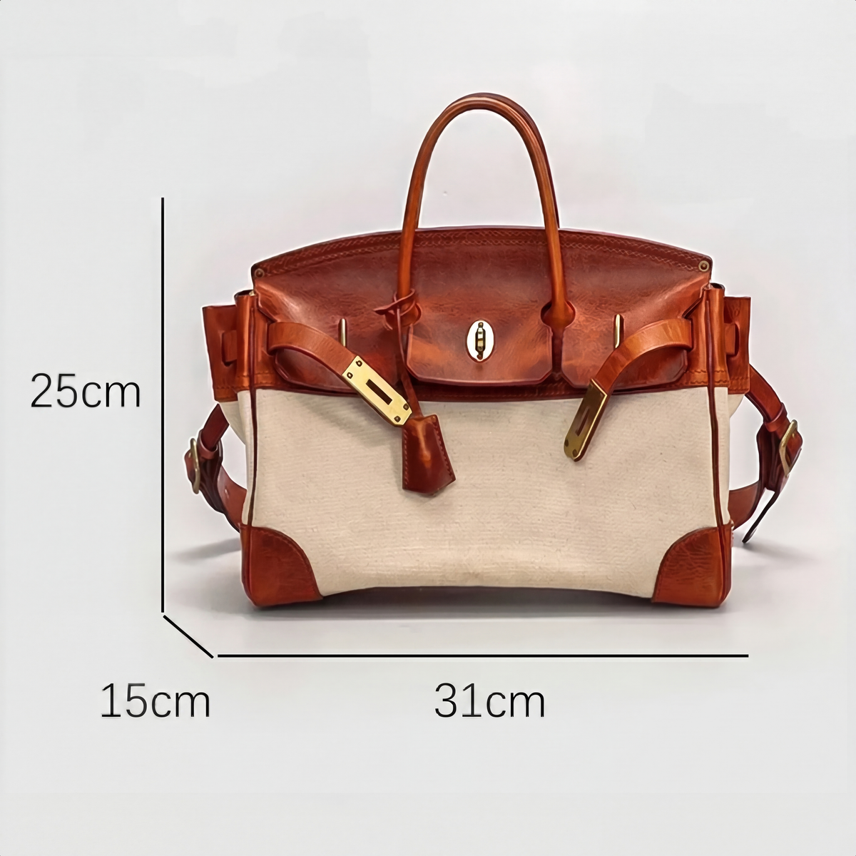 Ainsley | Women's Structured Weekend Bag with Shoulder Strap