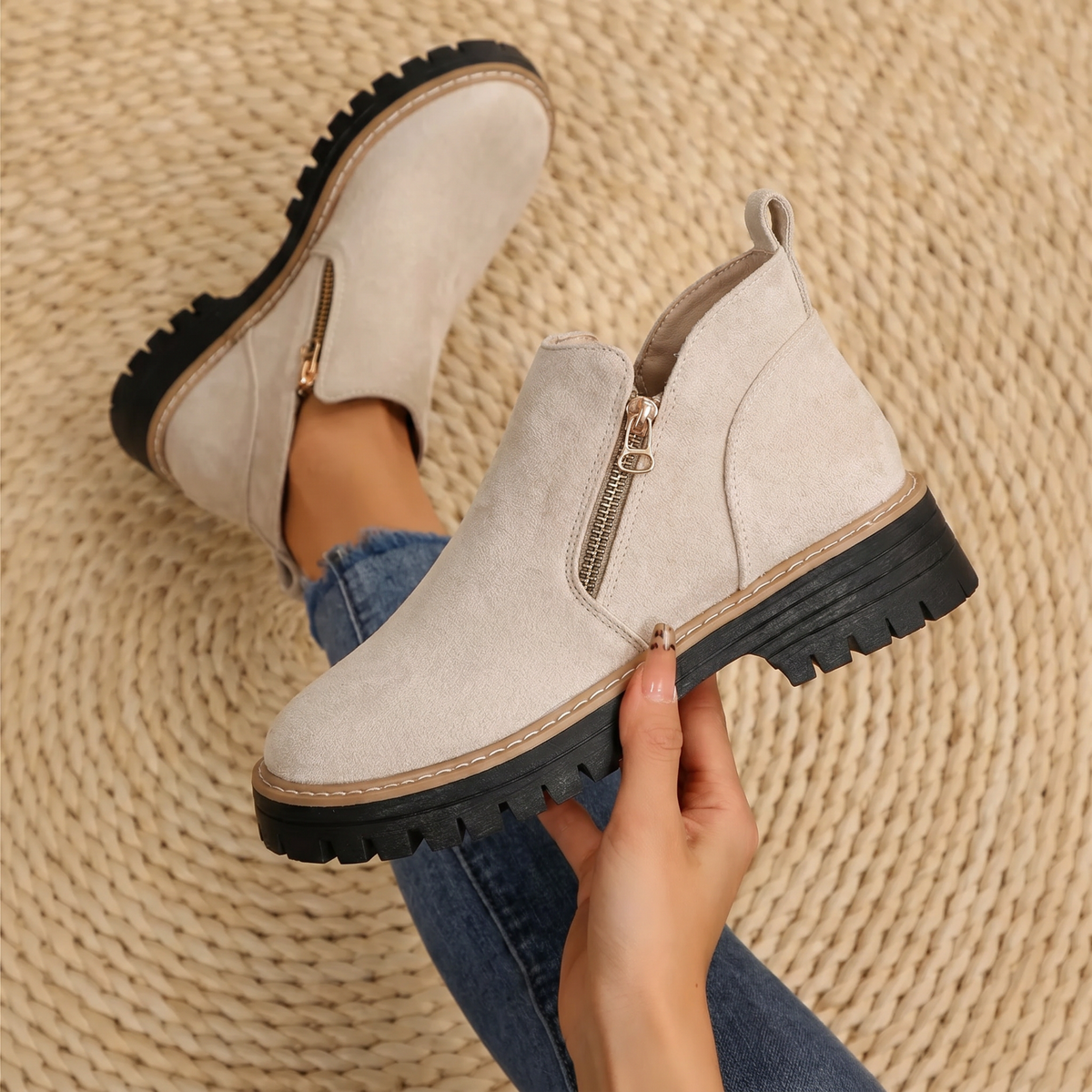 Tahlia | Women's Cushioned Wedge Ankle Boots