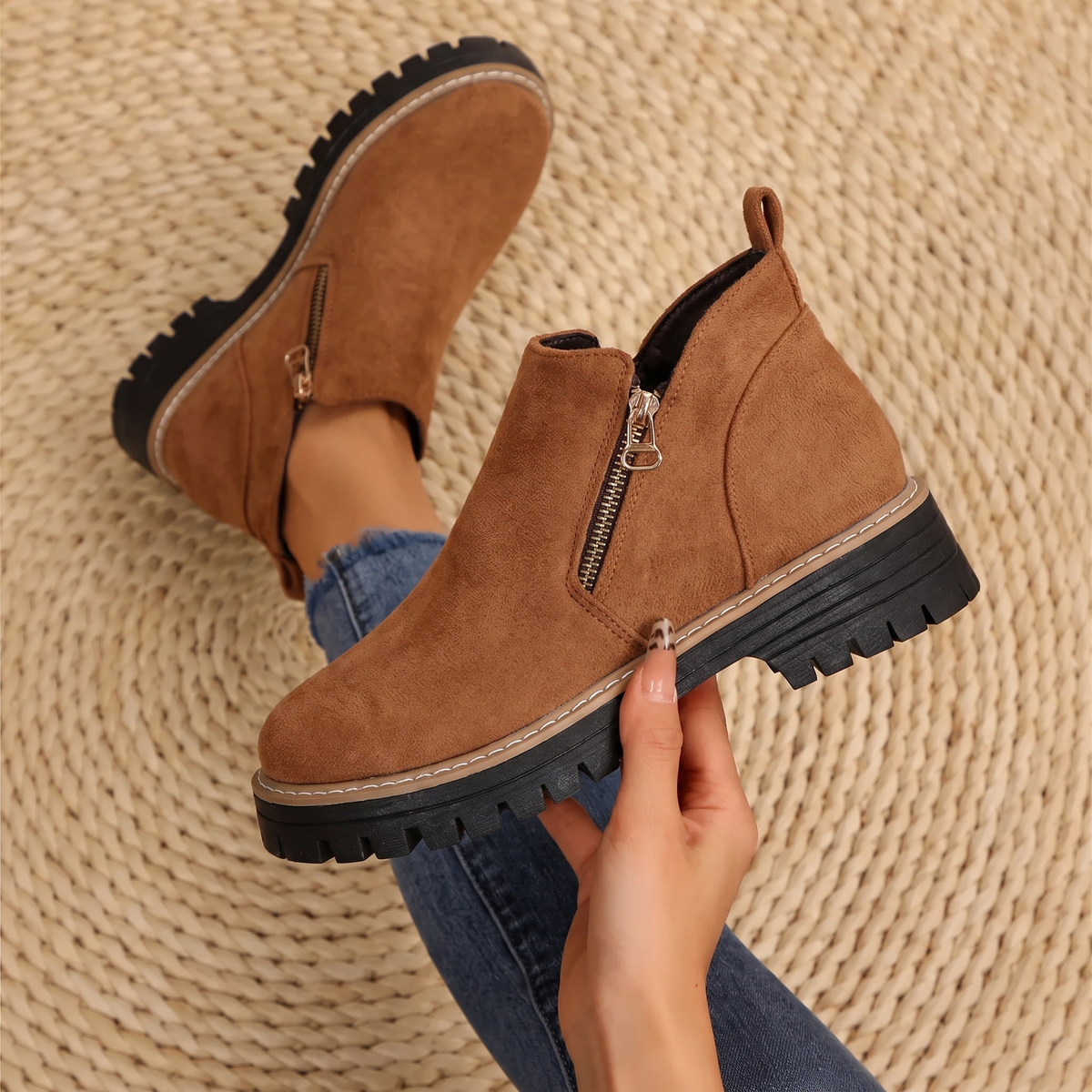 Tahlia | Women's Cushioned Wedge Ankle Boots