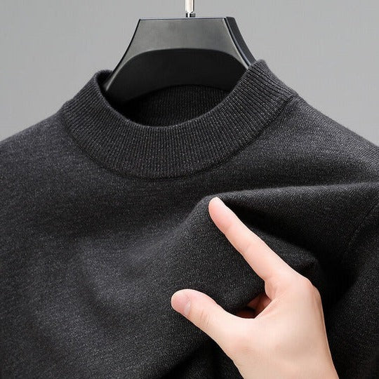 Men’s classic structured cashmere pullover | Everett