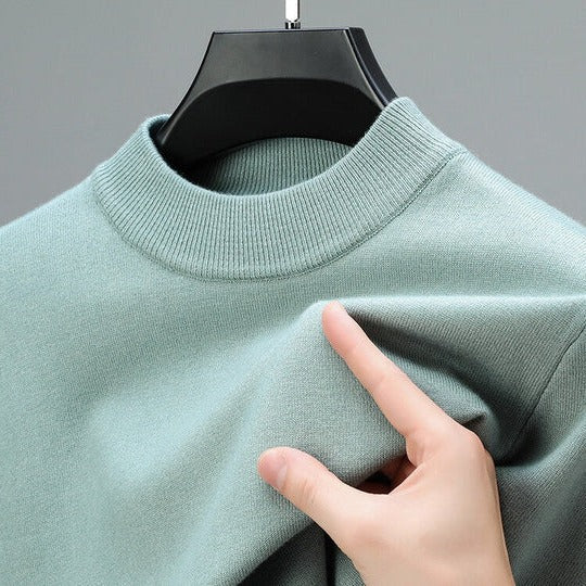 Men’s classic structured cashmere pullover | Everett